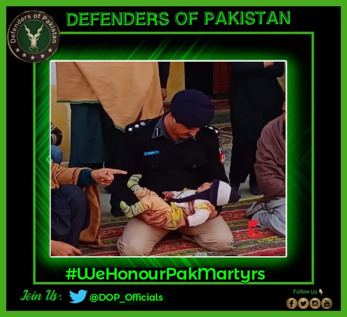 DOP_Officials's tweet photo. “Such a cowardly attack cannot shake resolve of the nation, rather reinvigorate our determination to succeed in ongoing War-On-Terror with Zero tolerance for any terrorist entity”

#WeHonourPakMartyrs https://t.co/z7LdipLLOB