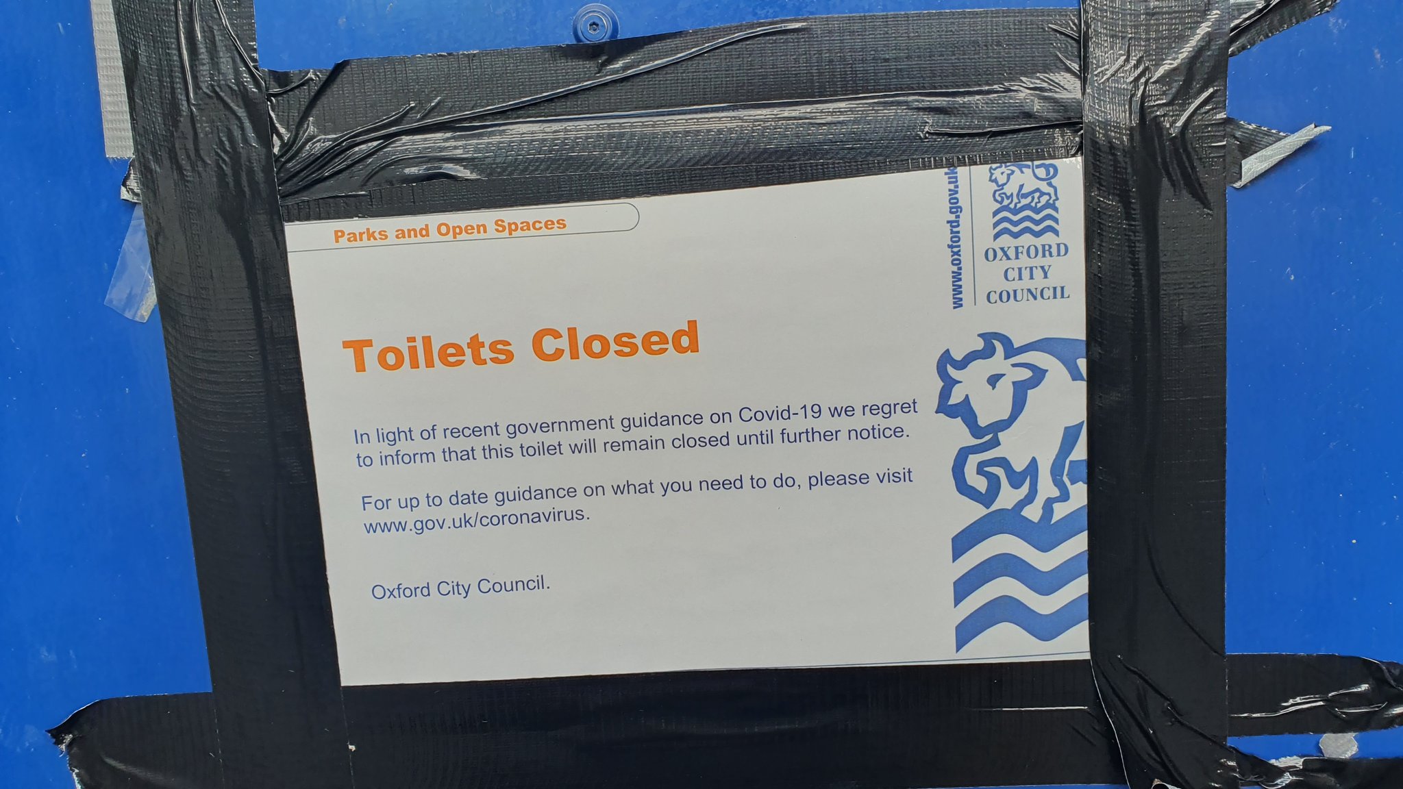 Michael Fraser 🧡 on Twitter "Hello OxfordCity. This notice has