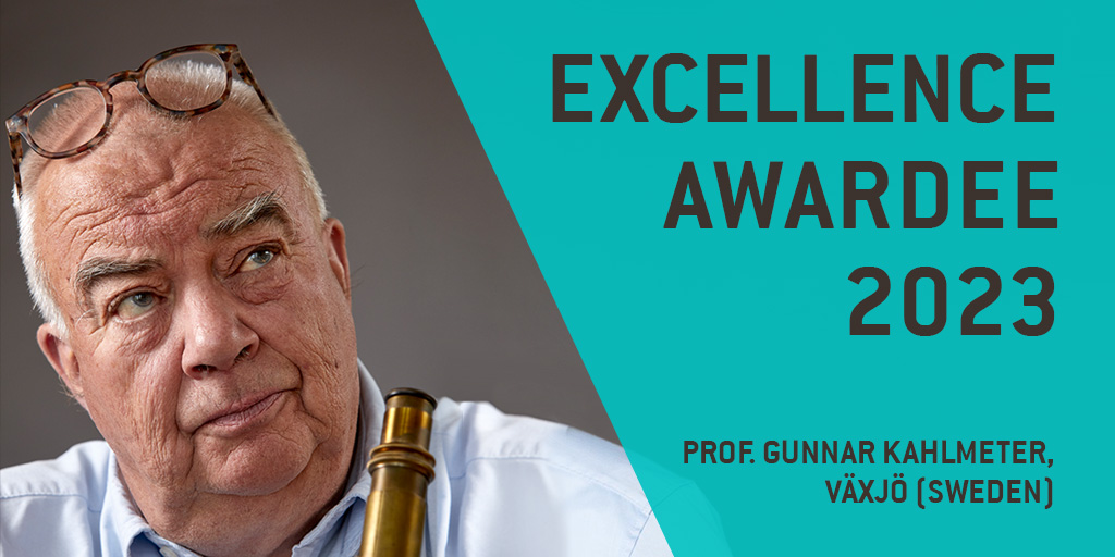 Prof Gunnar Kahlmeter has received the #ESCMID Excellence Award 2023! Admittedly, for the "Father of EUCAST", it’s been something like a home match. Come around to experience his lecture on “Antimicrobial susceptibility testing” during #ECCMID2023. 
ow.ly/HeNe50MGOaE