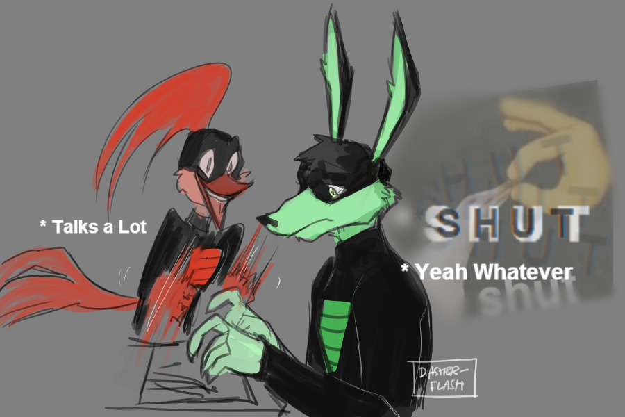 Dasher_Flash's tweet photo. Nostalgia found me, now I am fixated with this.

#loonatics #loonaticsunleashed #acebunny #ace_bunny #lexi_bunny #lexibunny #dangerduck #danger_duck #slam_tasmanian #slamtasmanian #techecoyote #tech_e_coyote #revroadrunner #rev_roadrunner #techrev https://t.co/WTDB9TBakU