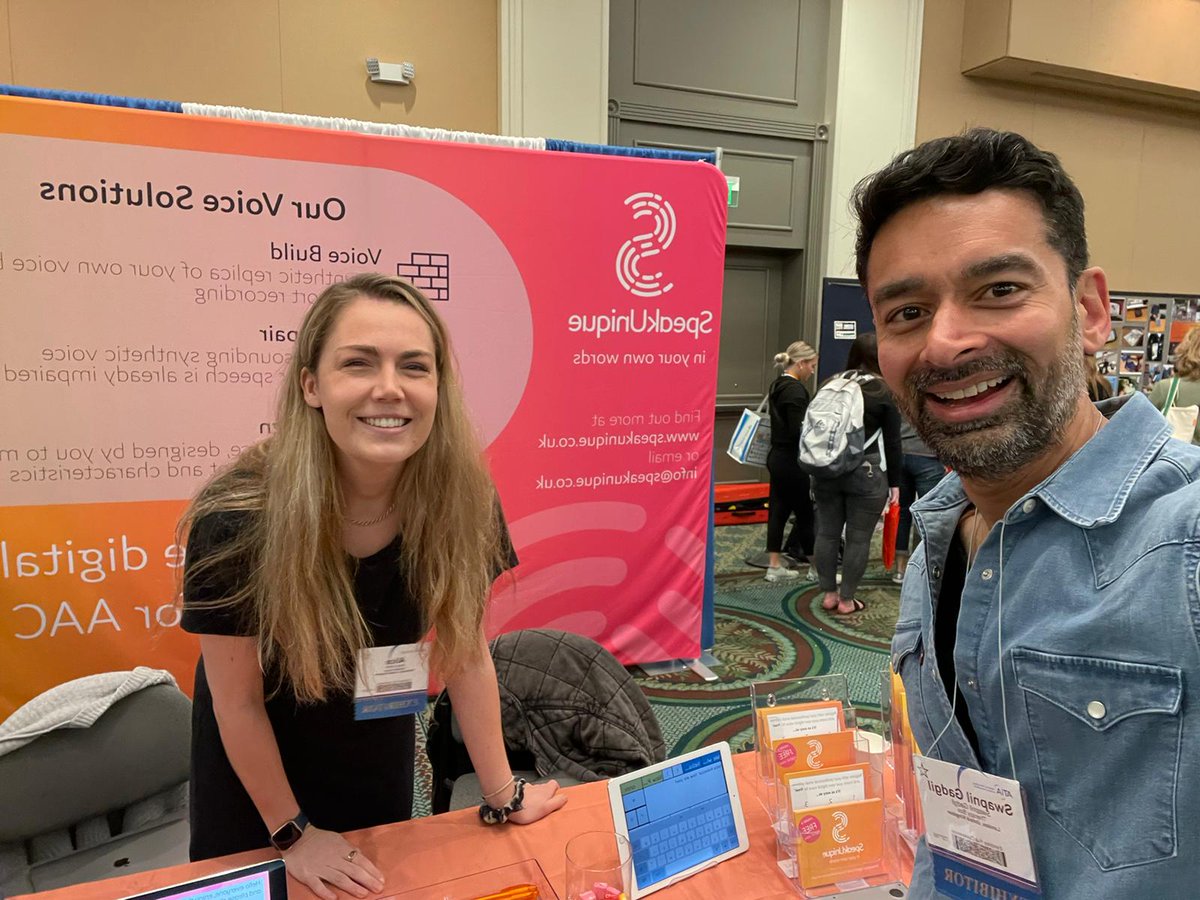 Thanks to everyone who we spoke to at #ATIAcon, who came by to try our Predictable and look at Scene & Heard. And good to catch up with @Irisbond @SpeakUniqueVB @TheVoiceKeeper @AcapelaGroup, Rehadapt, @aacrerc, @CompusultLtd 🌴