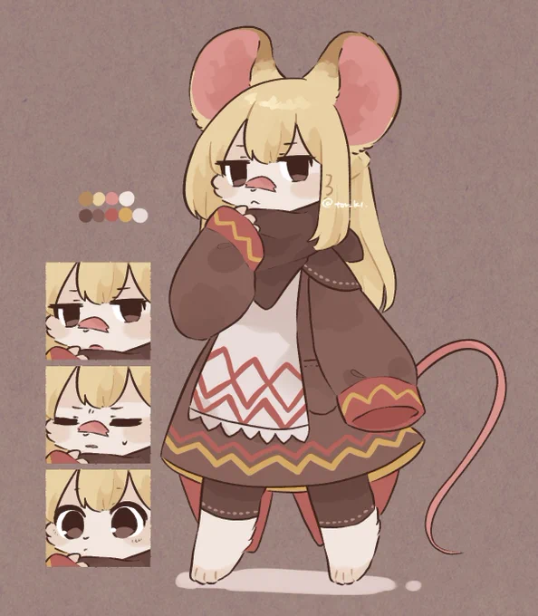調査隊をまとめる現リーダー、小さいけど威厳があります🐭

#異体の獣たち
#異体の獣たちCS 