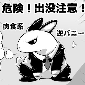 肉食系逆バニーの理想と現実😳
←理想             現実→ 