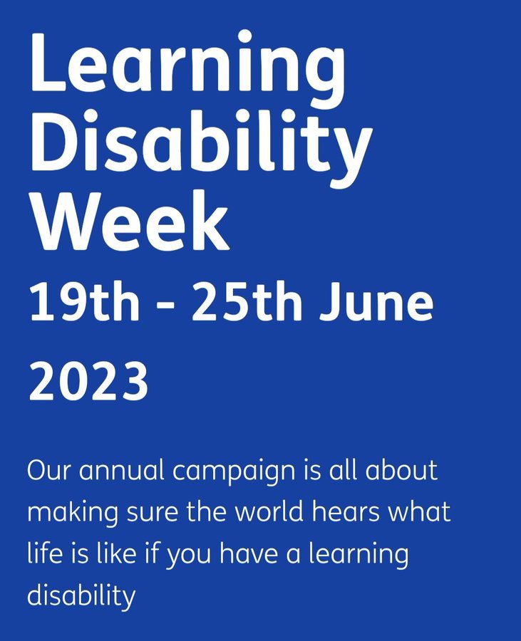 Save the date! 😁 
Learning disability week could be a great opportunity for palliative care and learning disability services to join up!