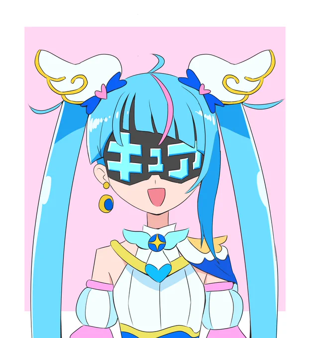 プリキュア20周年とひろプリ放送開始おめでとうございます。めでたいジオね～! #nitiasa #precure 