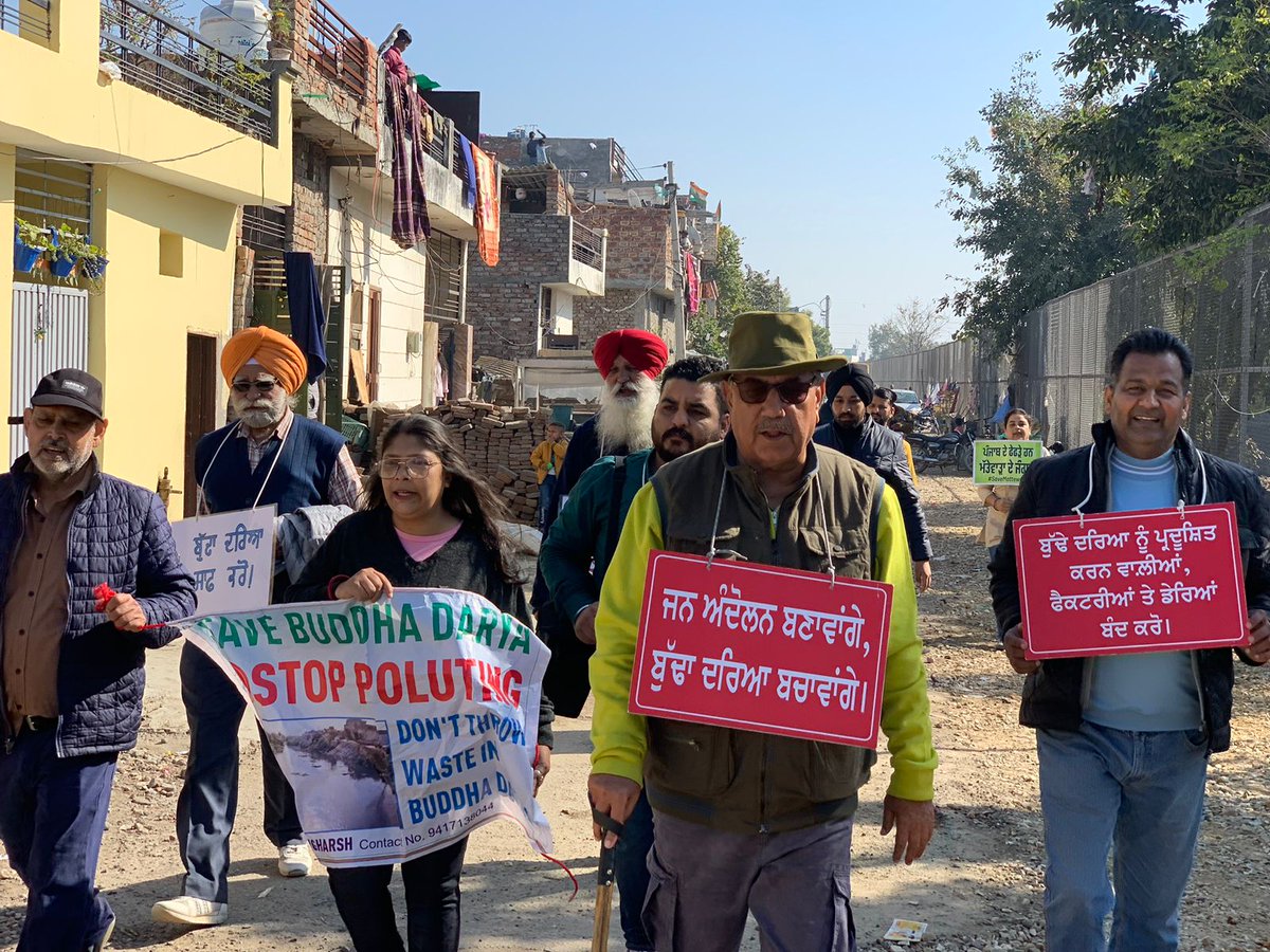 Lakhanpal1Cm's tweet image. Completed Phase - 12 #BuddhaDaryaPadyatra Delay in completion of Rejuvenation Project is mostly due to uncontrolled pollution and encroachments. Needs immediate strict actions. Stop atrocities on people. #FreedomFromPollution #FreedomFromCancer #SavePunjab