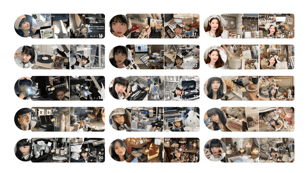 halo aku ada layout gg lucu unfiltered ni harganya 4k no re text ya. 
#zonauang
1,2,3,6,9,11,13,14,15,16,19,21,24,25❌