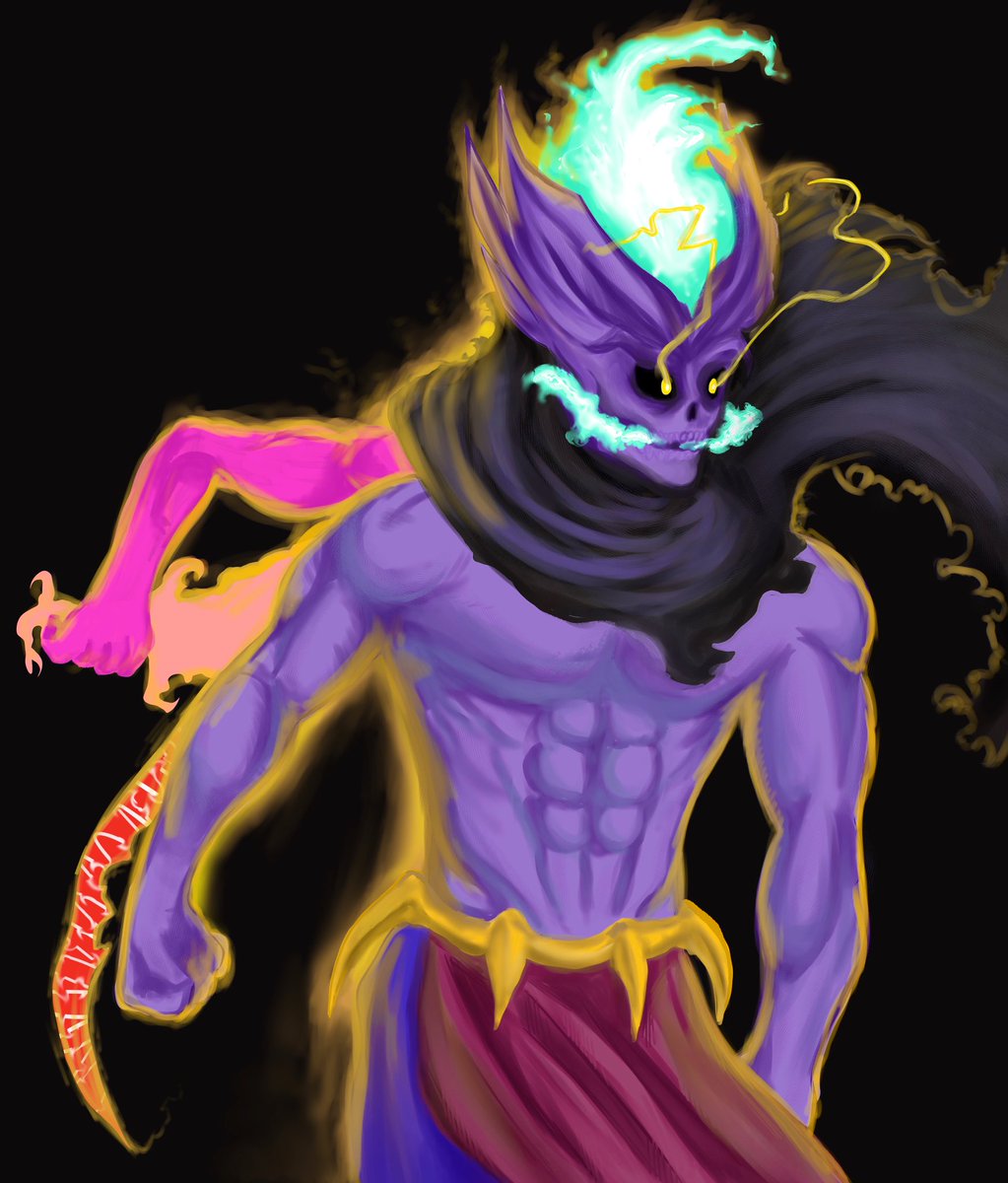 EternalRookie_'s tweet image. Téreêkk - Le passeur de monde, petit fan art de l’oc de @Zakderetour