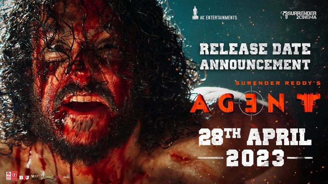 CinemaWikipedia's tweet photo. PAN-India Film #Agent - Starring: #AkhilAkkineni, #Mammootty &amp; SakshiVaidya - To Release In Cinemas On 28th April 2023.

Directed By #SurenderReddy.

Produced by #RamabrahmamSunkara.
Co-produced by #AnilSunkara &amp; #PathiDeepaReddy.

#MovieSpy https://t.co/z5kZWoZqF1