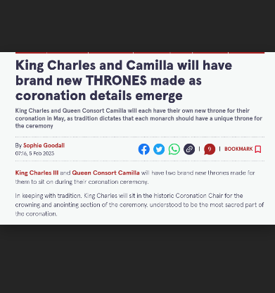 nomoremonarchs's tweet image. The whole coronation is a waste of taxpayers money. But two new thrones? That&apos;s just taking the p***. 
#crownathon #spendapenny
