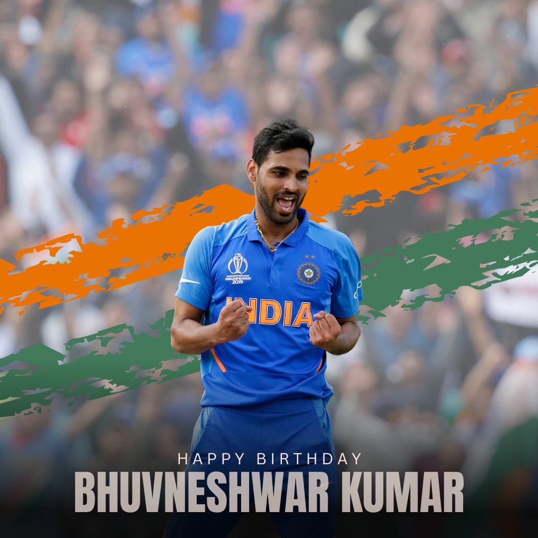   Happy Birthday Bhuvneshwar Kumar 