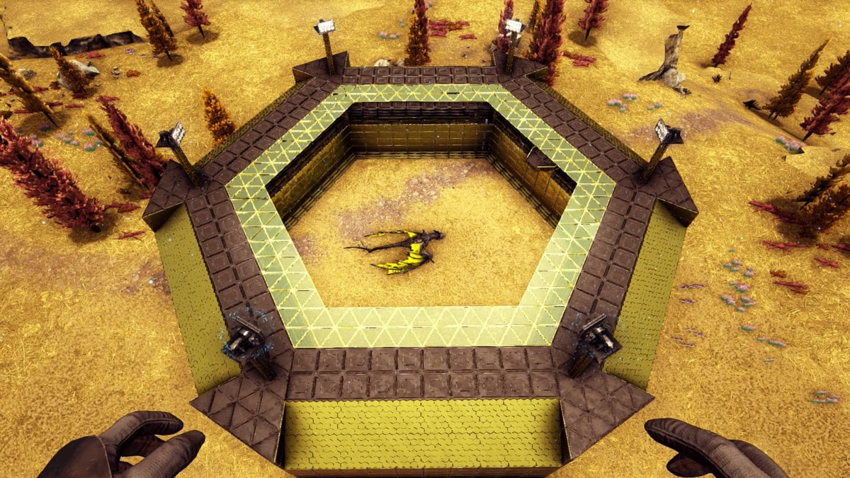 ARKA4LServers's tweet photo. And here is Arkando's brand new Battles Colosseum in Asgard on Fjordur! Thanks to our super dedicated player Ze! Watch this space for the imminent announcement survivors! #arkando #ArkSurvivalEvolved #PS5 #ps4 #playstation #ARK  #playARK https://t.co/DyZD6IVD64