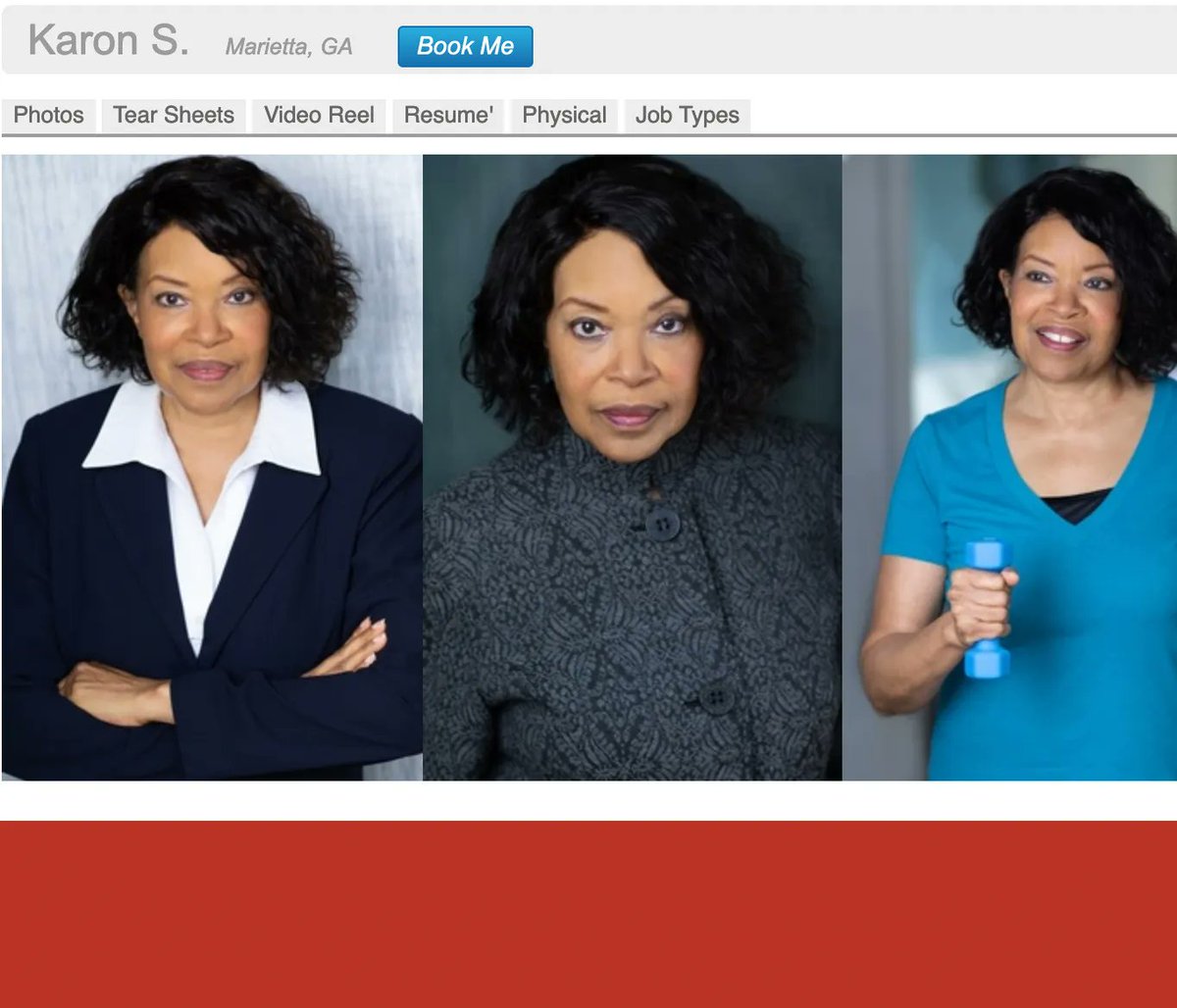 talentsoup's tweet image. Karon's BOOKED because she's just that good! She sold the client and she'll crush your role, too. See more of her here tso.to/3YeY2NF 

#webookbetter #atlantaactor #atlantamodel