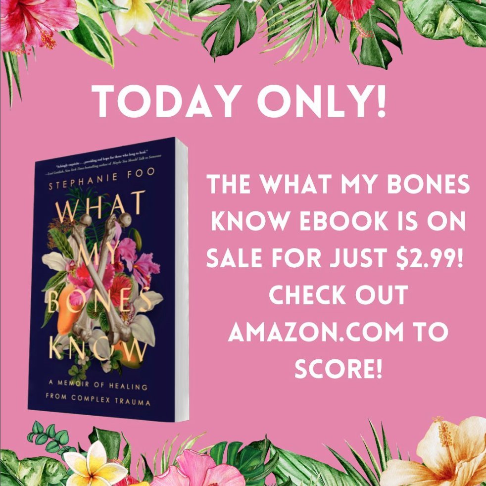 SALE SALE SALE SALE SALE! 

Snag it today!
 amazon.com/What-My-Bones-…