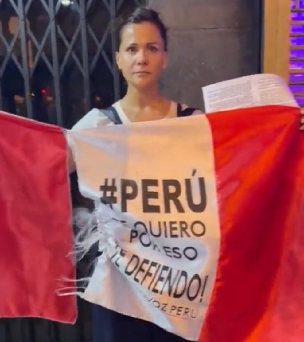 margamedonzac's tweet photo. Con Pedro Castillo estaba muda, calladita pero hoy la tenemos devuelta defendiendo el vandalismo y el caos https://t.co/G5YGPcR1vP