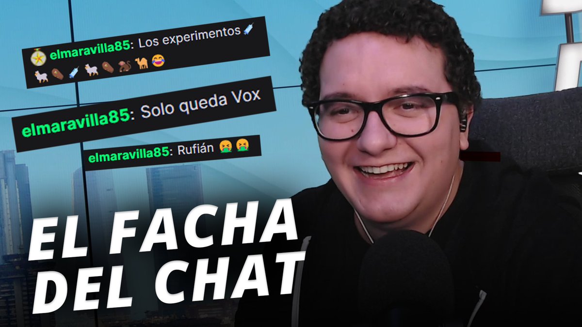 zetaunchaval's tweet photo. Creo que no hay mejor momento en el twitters como ahora para recomendar el ÚLTIMO VIDEARDO del canal del @FacuDiazT (editado por un servidor)

Se cuela un facha en el chat. Lo que es el Fachat.
Se sigue pudriendo todo en la tuicheadas.

https://t.co/BBhuQTK3cx https://t.co/35nrDCFuqi
