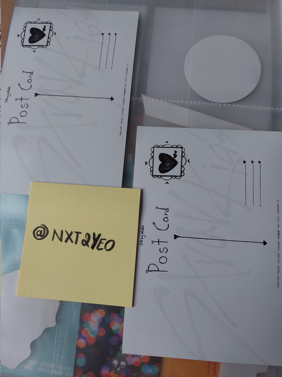 nxt2yeo's tweet photo. wts stray kids skz hyunjin photocards postcards
skz polaroids &amp; hyunjin i am not postcardsw https://t.co/lOLgeDrlrg