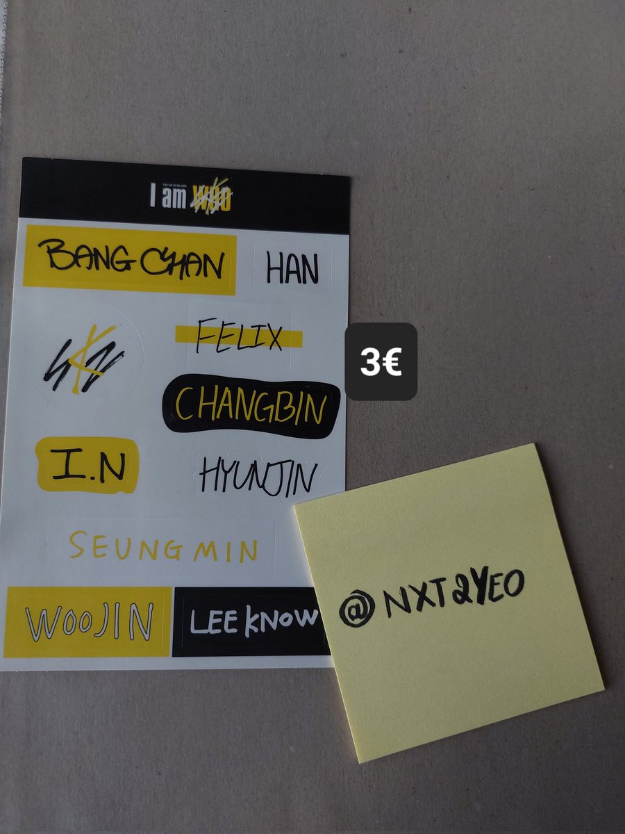 nxt2yeo's tweet photo. wts stray kids skz hyunjin stickers &amp; postcards
skz sticker sheet i am who &amp; hyunjin i am who postcards &amp; hyunjin yellow wood https://t.co/ddomtW6Ys9