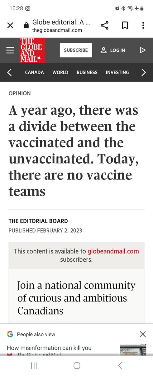 FROM ONE OF THE MEDIA OUTLETS THAT HELPED CAUSE THAT DIVIDE.. <a href="/globeandmail/">The Globe and Mail</a>, you should be ashamed of your reporters. How about a huge  SORRY why dont you report THAT! 🤷🏻‍♂️🤬🤬
Every person Deserves A Choice 
THEIR OWN CHOICE