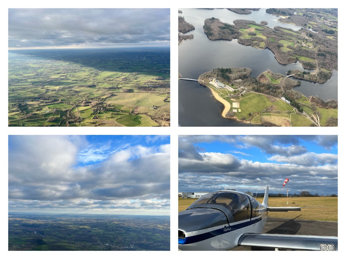 Une belle journée ensoleillée et venteuse pour prendre l’air 👨🏼‍✈️🛩️⛅️