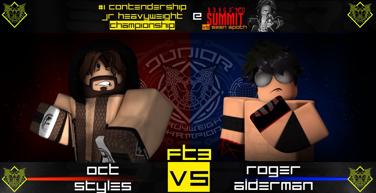 NJRW2014's tweet image. It’s the finals of the JrGp1! The Untouchable Oct Styles takes on one half of The Boyos in Roger Alderman! Who will stake their claim as the best junior in the division and go on to face Sean Apoth for the NJRW Junior Heavyweight Championship at Dragon’s Summit?!?