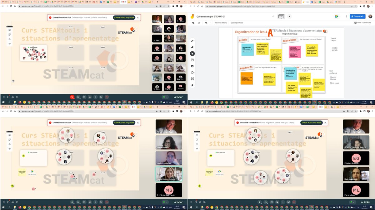 🌟El proppassat dijous 2-02-2023 va començar el curs #STEAMtools i Situacions d'Aprenentatge🌟
4 formacions en línia via Odissea

🌟 <a href="/InnovacioE/">Innovació Educativa, Departament Educació</a>  amb participació d'experts i tallers presencials 🌟 #STEAMcat💖

<a href="/JoanCuevas/">Joan Cuevas 🎗</a> <a href="/merino_manel/">𝕄𝕒𝕟𝕖𝕝 𝕄𝕖𝕣𝕚𝕟𝕠 𝕚 𝕍𝕒𝕝𝕖𝕟𝕔𝕚𝕒</a> <a href="/JMoralCastrillo/">Jesús Moral</a> <a href="/emateopuig/">eva</a> <a href="/merce_requena/">Mercè Requena</a>