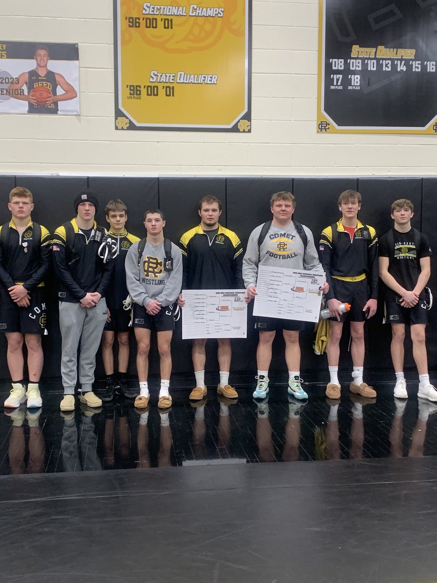 Regional Results                               Team: 2nd!
3rd Place: 120 Max Lichaj 182 Dominic Alaimo.       2nd Place: 132 Sam Begler, 138 Jeremy Eggleston, 160 Landon Markle, 170 Rex Pfeifer.                           2023 Regional Champions: 220 Kody Marschner 285 Gunnar Berg