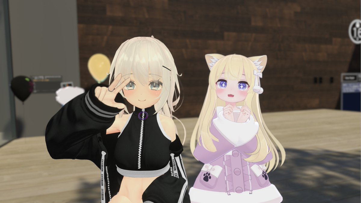 JudyWei_VRC's tweet photo. 5th Feb. 2023 - mokemoke 誕生会 (3/3)

お疲れ様でした
@kaede88_vrc 🥂
@004Takanasi 🥂

#VRChat https://t.co/oK7kvDx0sT