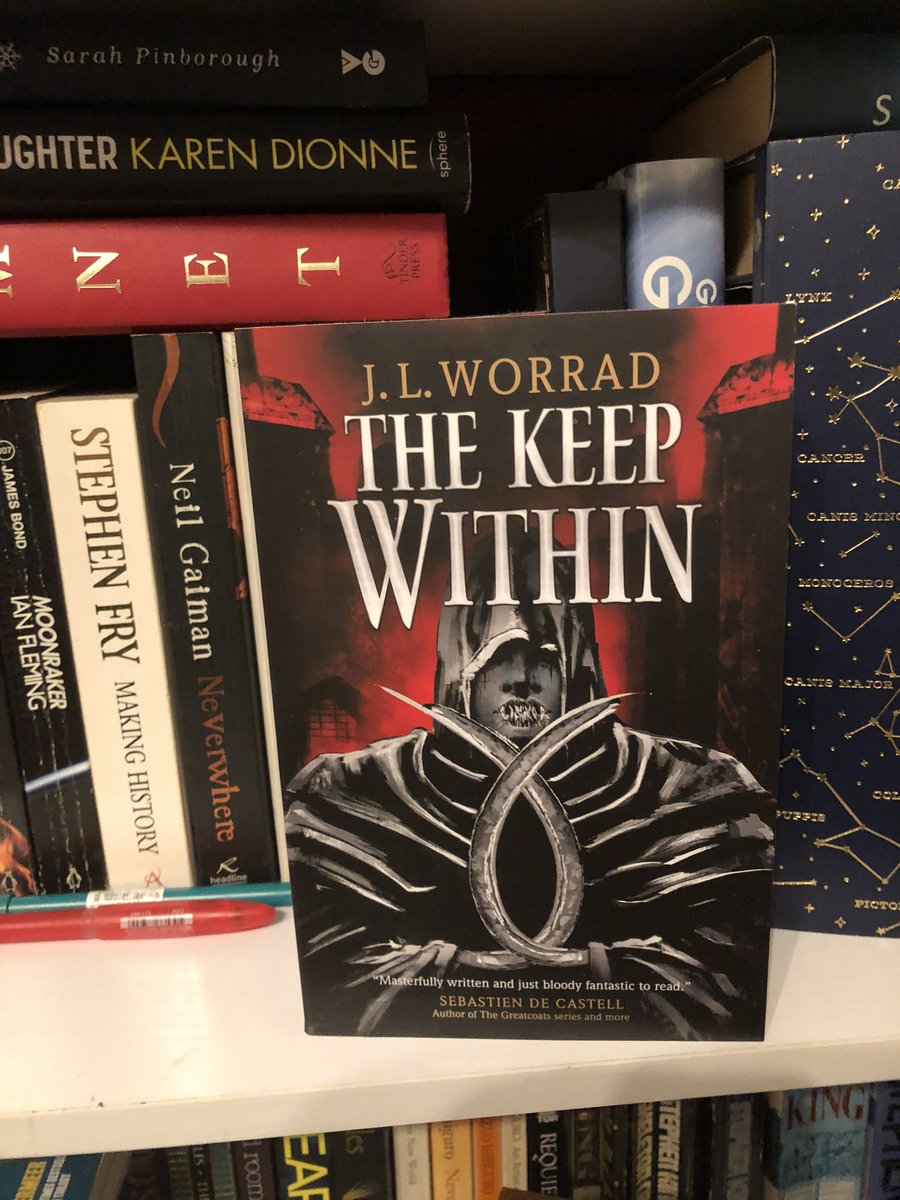 AH FACK IT, I’ve a couple copies of my grimdark-black comedy-fantasy-horror, The Keep Within to give away. LIKE and RETWEET to be in with a chance of getting this strange baby before it’s released next month! WOO-HOO!