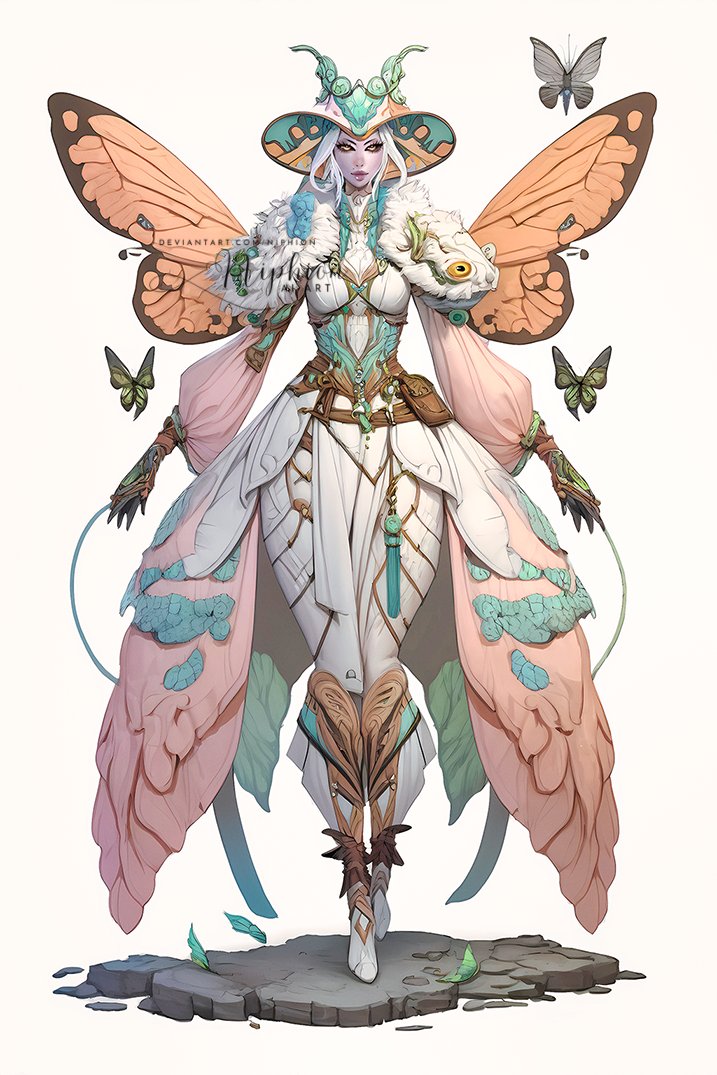 NiphionArt's tweet photo. New Mothmen characters are now for sale ~
Get one of these amazing creatures now <3
Starting bid $50
No Buyout price
If bid exceeeds $100 - you get a little overlay animation for your moth.
#ai #aiart #characteradopt #mothmen #openspecies #speciesadopt #moth #artitontwitter https://t.co/ExRJiJ0yZd