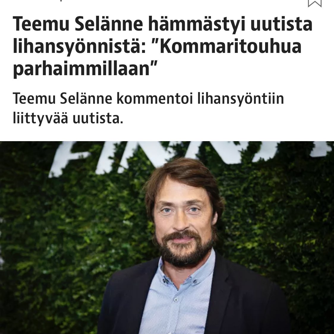 Mitä kommaritouhua sinä teit viimeksi?

Itse söin kasvispihvejä.