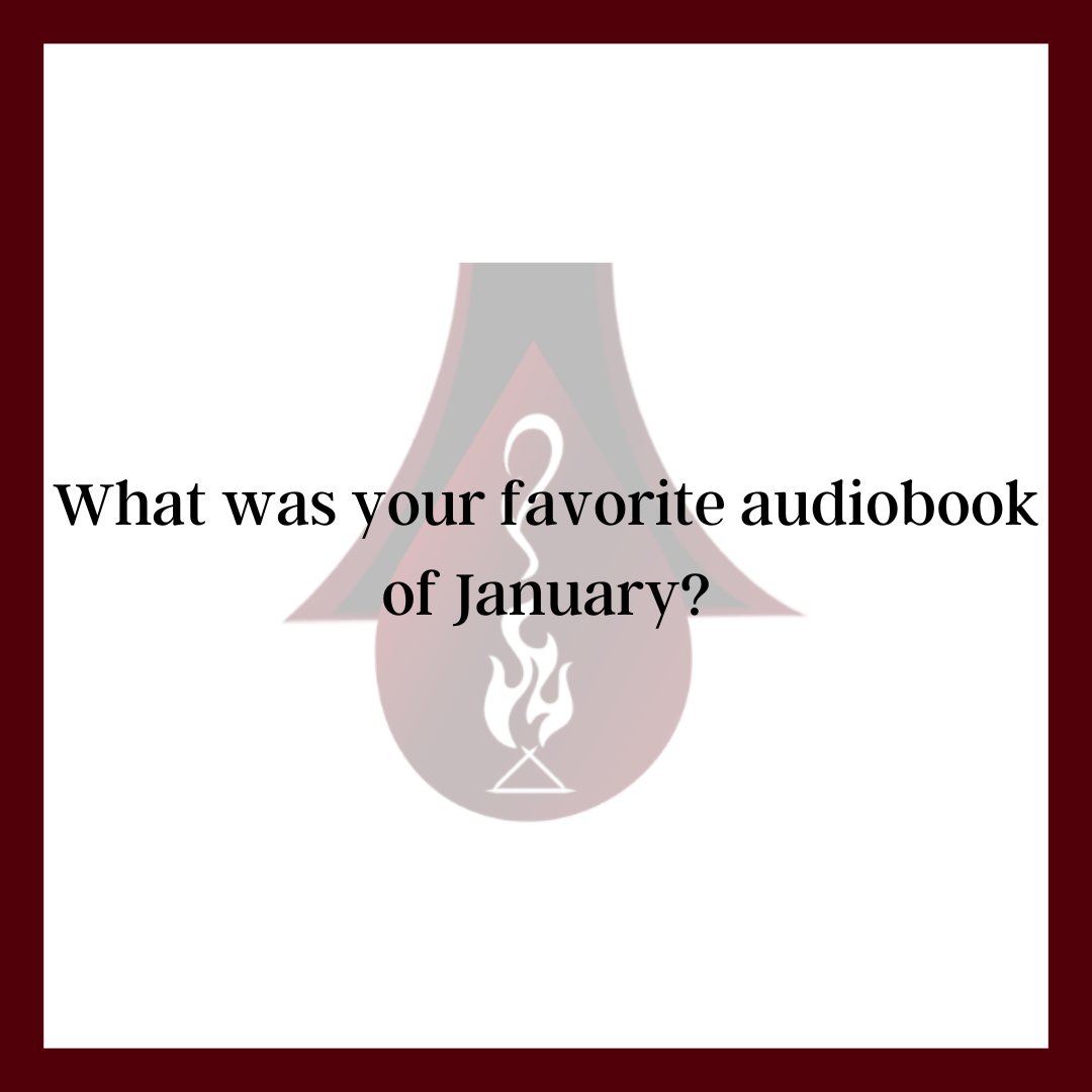 What was your favorite audiobook in January?

#QOTD #QOTW #audiobooks #tryaudiobooks #humanvoiceonly #PinkFlamingoProductions #PFPAudio #FiresideAudio #NorthernLakeAudio #NLA