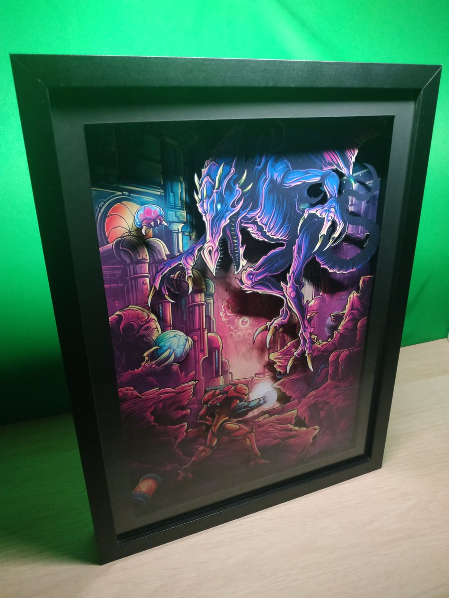 Et voilà il est terminé. 
Je le met sur le site demain 👍

Un de mes plus beaux dioramas, il déboite !

Dioramax.fr

#metroid