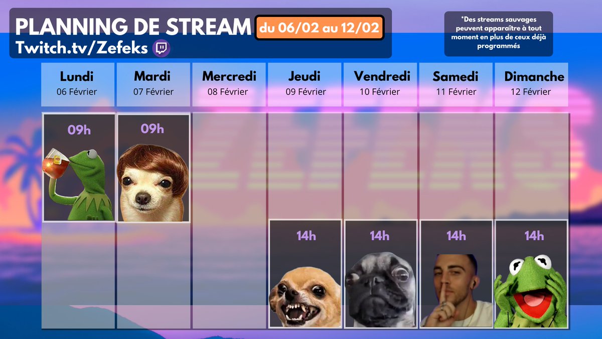 Gros planning de la semaine avec la sortie de Hogwarts Legacy vendredi, le pro gaming avec Elden ring et du Two point Campus!

Twitch.tv/Zefeks
Twitch.tv/Zefeks
Twitch.tv/Zefeks