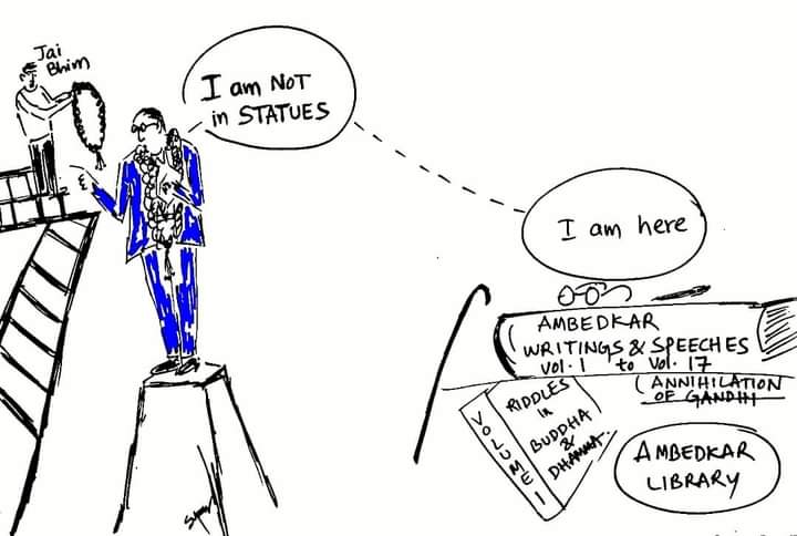 ThiThirumurthi's tweet image. Instead of putting flower, study about ambedkar books❣️
#Ambedkar #books #periyarscreen