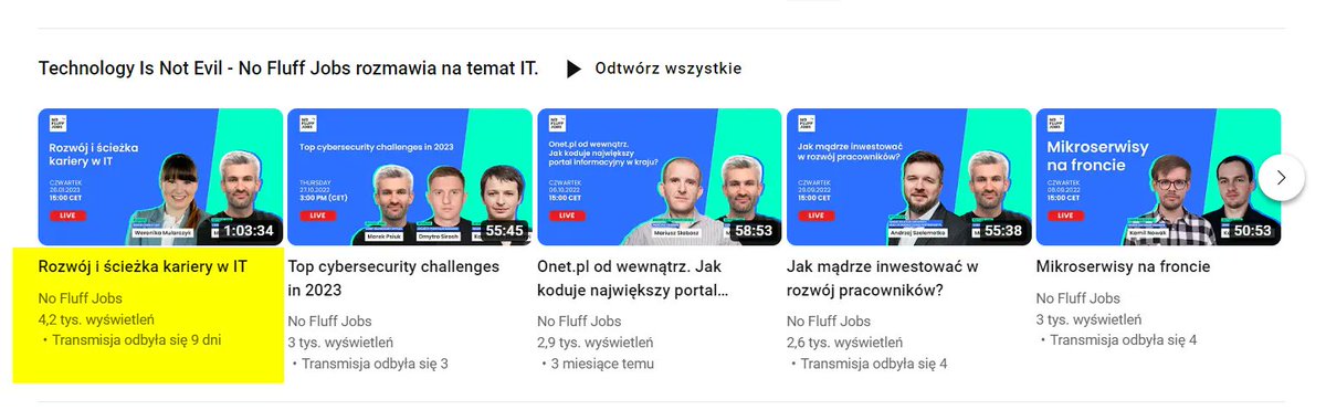 _programmergirl's tweet image. Do niedzielnego leniuchowania lub poniedziałkowej porannej kawki wrzucam link do nagrania, które BIJE REKORDY OGLĄDALNOŚCI na Youtube - czyli &quot;Rozwój i ścieżka kariery w IT&quot; z moim udziałem w ramach #TechnologyIsNotEvil #NoFluffJobs #WorkAtAvanade :)  buff.ly/3lcnOUN