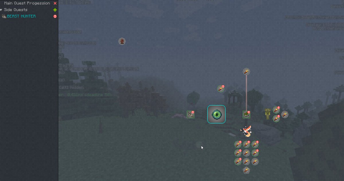 asche_wolf's tweet image. Moin Leude,

was geht bei euch so am Sonntag? Bin momentan am nächsten #MinecraftModpack dran. Heute steht die undankbare Aufgabe der Quest Erstellung auf dem Plan -_-

Hier ein kleiner Vorgeschmack, auf einen der Questbäume:

#Minecraft #ContenCreator #Modpack #QUESTING