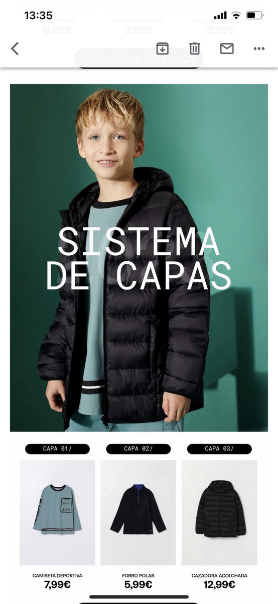 SuenascomolaV's tweet photo. El “sistema a capas” de las niñas no incluye ni la tripa ni los riñones, pero para los niños si. Y el forro polar, ni para niña ni para mujer, nosotras sexis en vez de abrigadas. Muy mal @leftiesofficial https://t.co/Sdo8tbVS6H