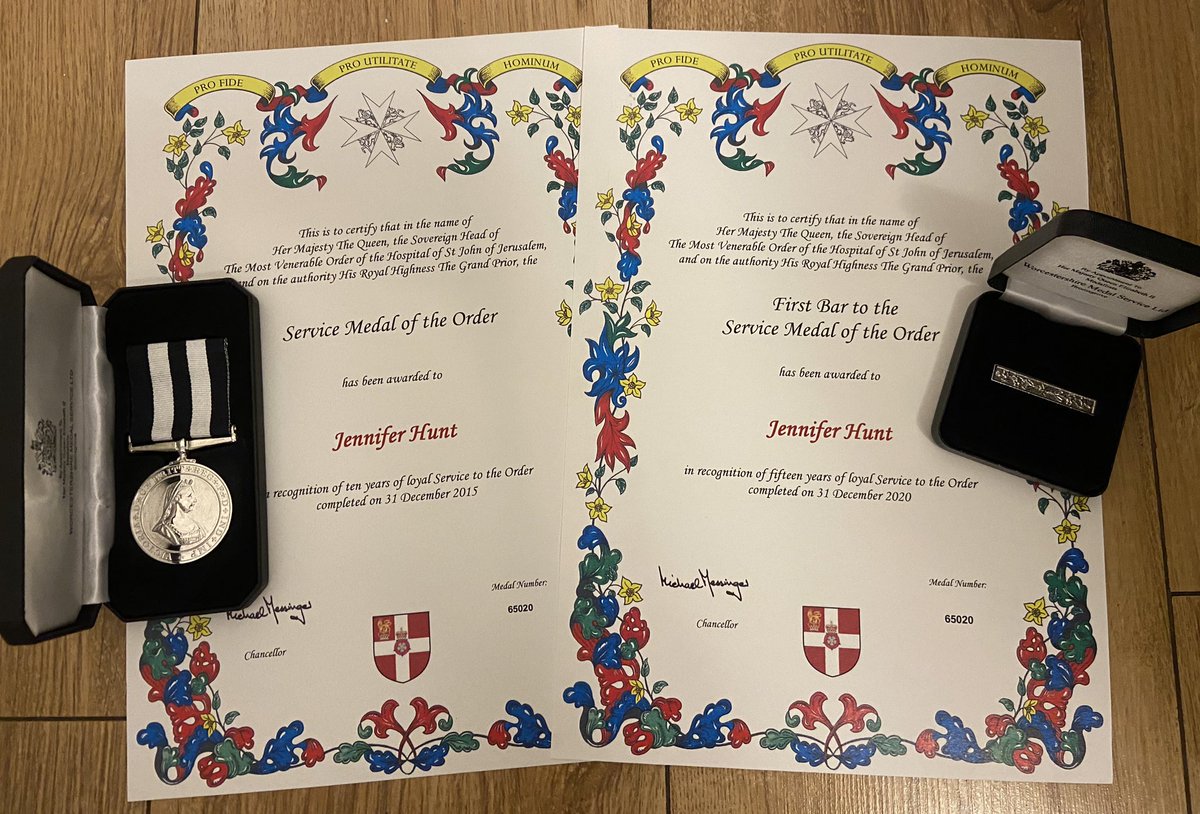 When you wait 23 years for a medal & get two in one night 😂💚 

Lovely evening celebrating the wonderful volunteers of SJA Merseyside 💚 #mysjaday