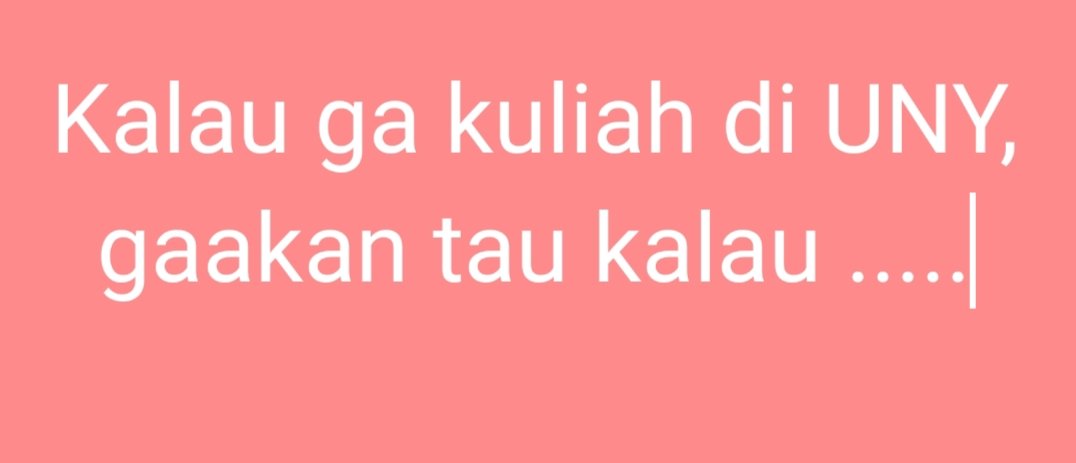 UNY Menfess tweet media