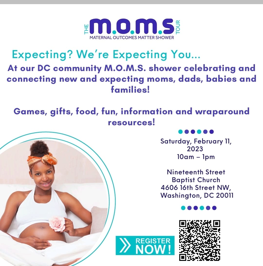 Join us in DC this Saturday 2/11 for the launch of the National MOMS Tour! Moms expecting, w/kids under 2 & #Mombassadors register ⬇️ docs.google.com/forms/d/1w2gLs…

A collaboration of:
@HHSPartnership @WTE_Project @HeidiMurkoff @AChancetoLearn @momcongress @CocoLifeBlack