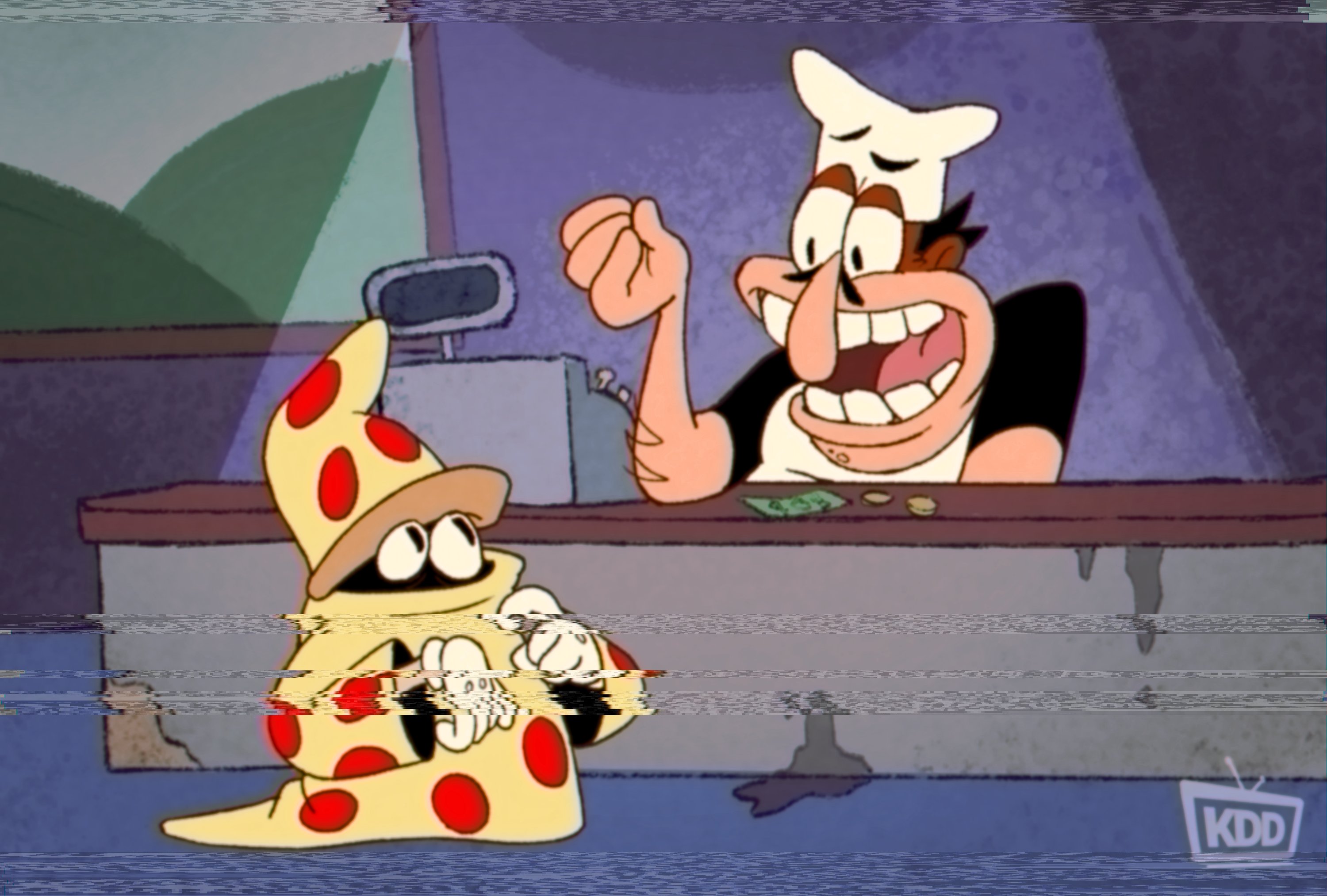 Pizza Tower: 90's cartoons vs 90's anime, Art by @KetArtDragon : r