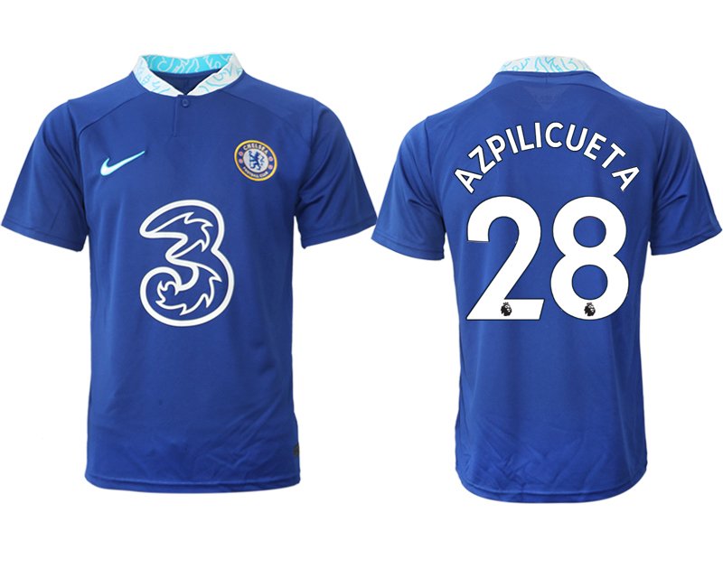 guolili8's tweet photo. Neues AZPILICUETA #28 Herren Chelsea FC Heimtrikot 2022-23 blau Kurzarm Fussball Trikot Set
https://t.co/gWGFX4jDK9 https://t.co/vJjMr5GoJZ