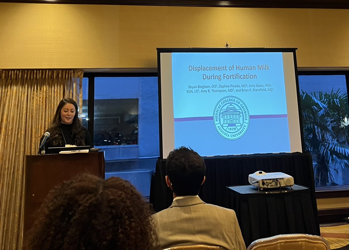 AmyGPhD2's tweet photo. Congratulations to Daphne Pineda and Rhyan Bingham. Great work! Watch that osmolality when fortifying and prioritize MOM over additives! #sspr 2023 https://t.co/B5b8Q3mg6w