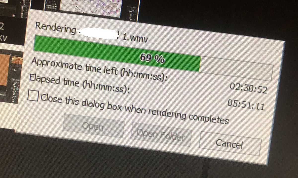 crystal_calico's tweet photo. attempting to render down 16hrs worth of recordings be like: https://t.co/YMaV5qWBKL
