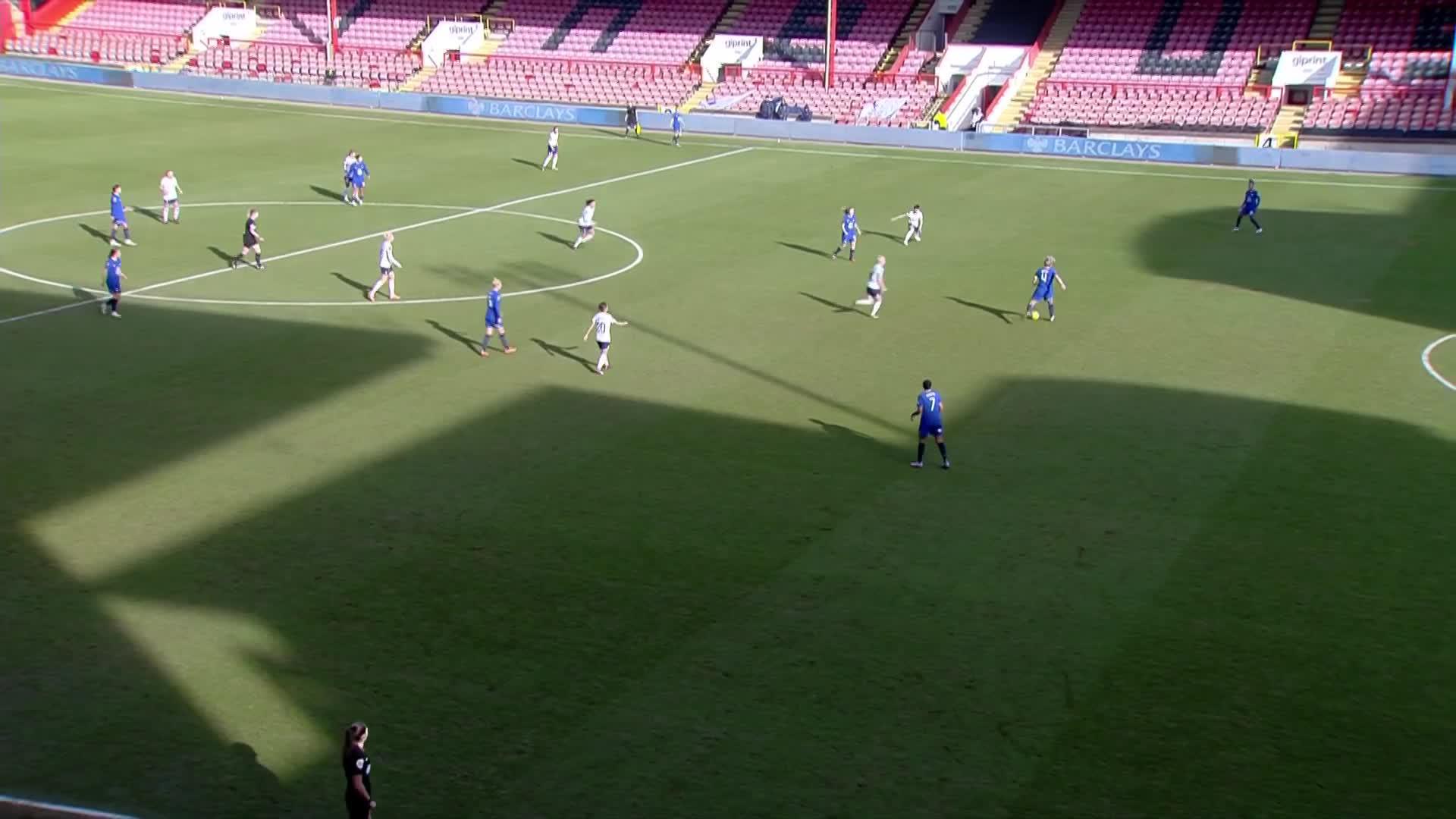 Drew Spence ➡️ Beth England 🔥Two former Chelsea players link up to equalize against their former club!