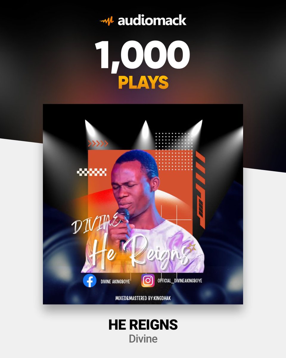 What other word is greater than 'thank you' can I use for you guys for the love you showed to me on this I really really appreciate this famz, thank you so much God bless you all, and don't stop streaming... More great ones are still coming. #sonofgrace☀️ #celestial