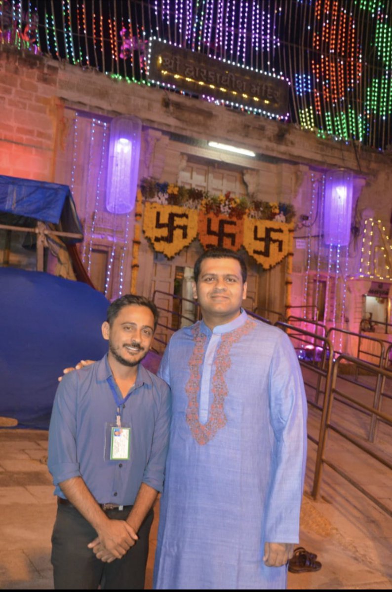 RAVIBARAI2404's tweet photo. We wish a very happy bday to the young &amp; dynamic personality that he is @DhanrajNathwani sir May Lord Dwarkadhish Bless you with a very healthy and successful life ahead💐💐 https://t.co/s7LkGMU8BH