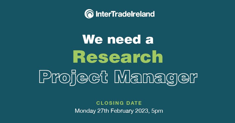 Inter_Trade's tweet photo. Job Opportunity:  We are also recruiting for a Research Project Manager to join our Strategy team and support the development of a strategic research programme that will help us deliver on our strategic goals and support business growth.

Learn more  > https://t.co/HldPKZJK84 https://t.co/Qwj3HSTgzg