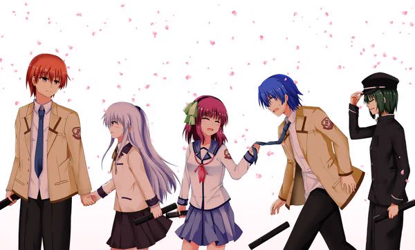 だいぶ前に描いてたAngel Beats!アニメ、ゲーム、漫画どれもおすすめなのでぜひ!!#ヘブバン1周年 #ヘブバンAngelBeatsコラボ 